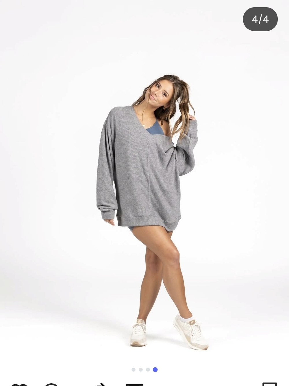 P'tula Marina Sweater Heather Gray